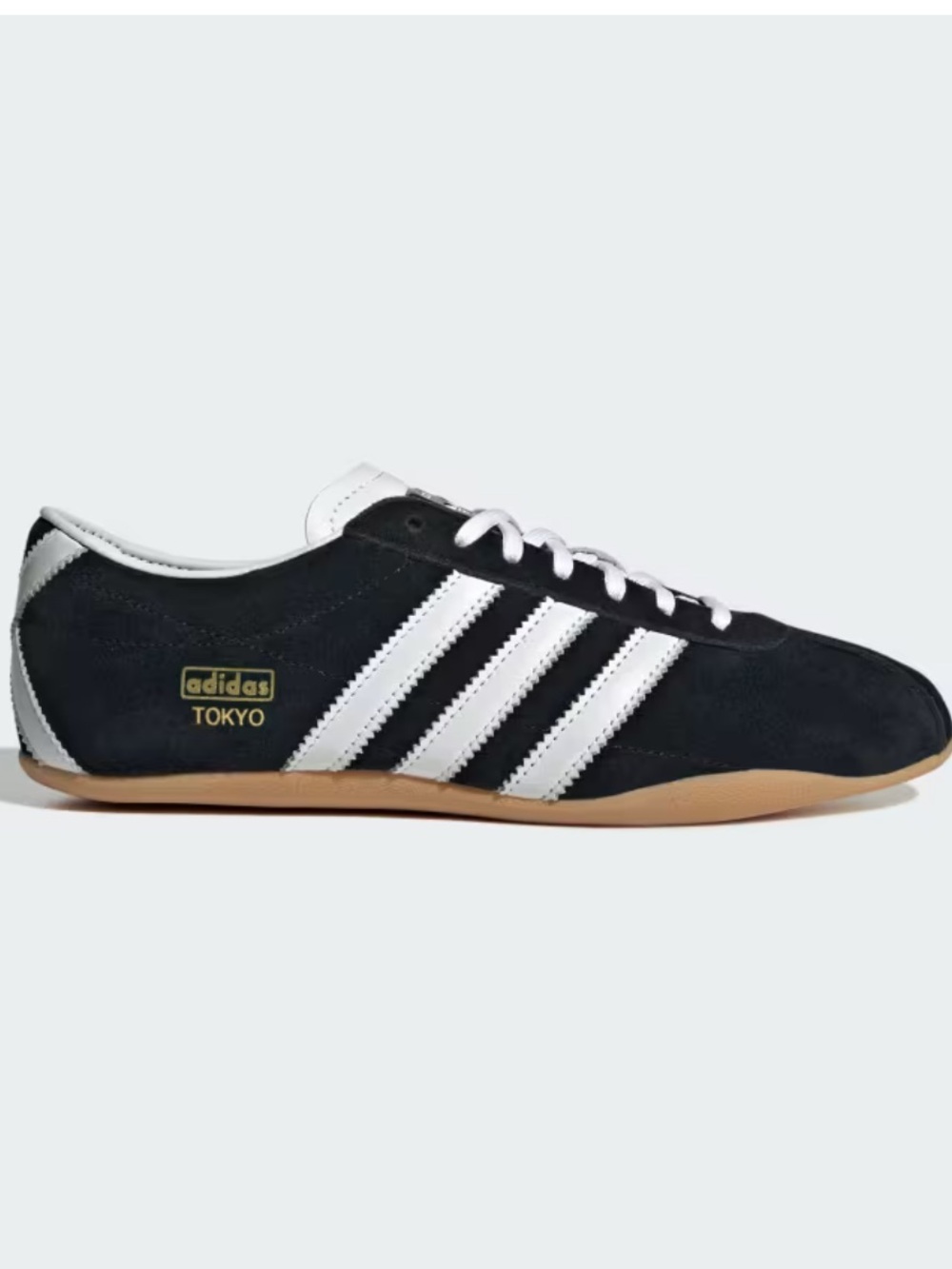 adidas Tokyo Black & White Sneakers with Gum Sole - Picture 2 of 4